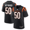 Cincinnati Bengals Shaka Heyward Black Team Game Jersey