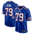 Buffalo Bills Ruben Brown Royal Game Retired Player Jersey