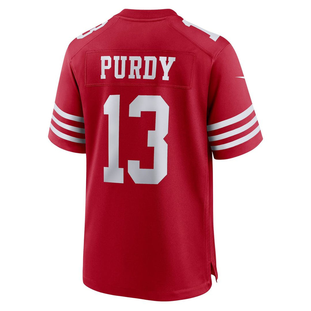 San Francisco 49ers Brock Purdy White Game Player Jersey