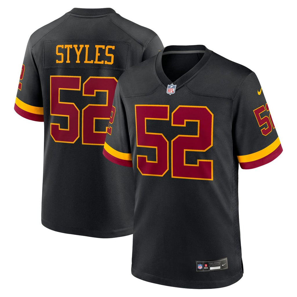 Washington Commanders Sonny Styles Black Game Player Jersey