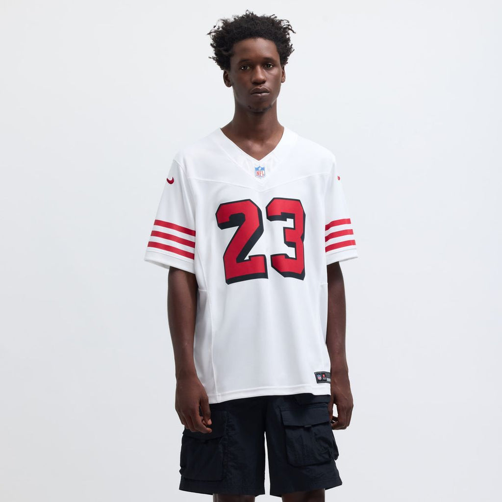 San Francisco 49ers Christian McCaffrey White Vapor F.U.S.E. Limited 2nd Alternate Jersey