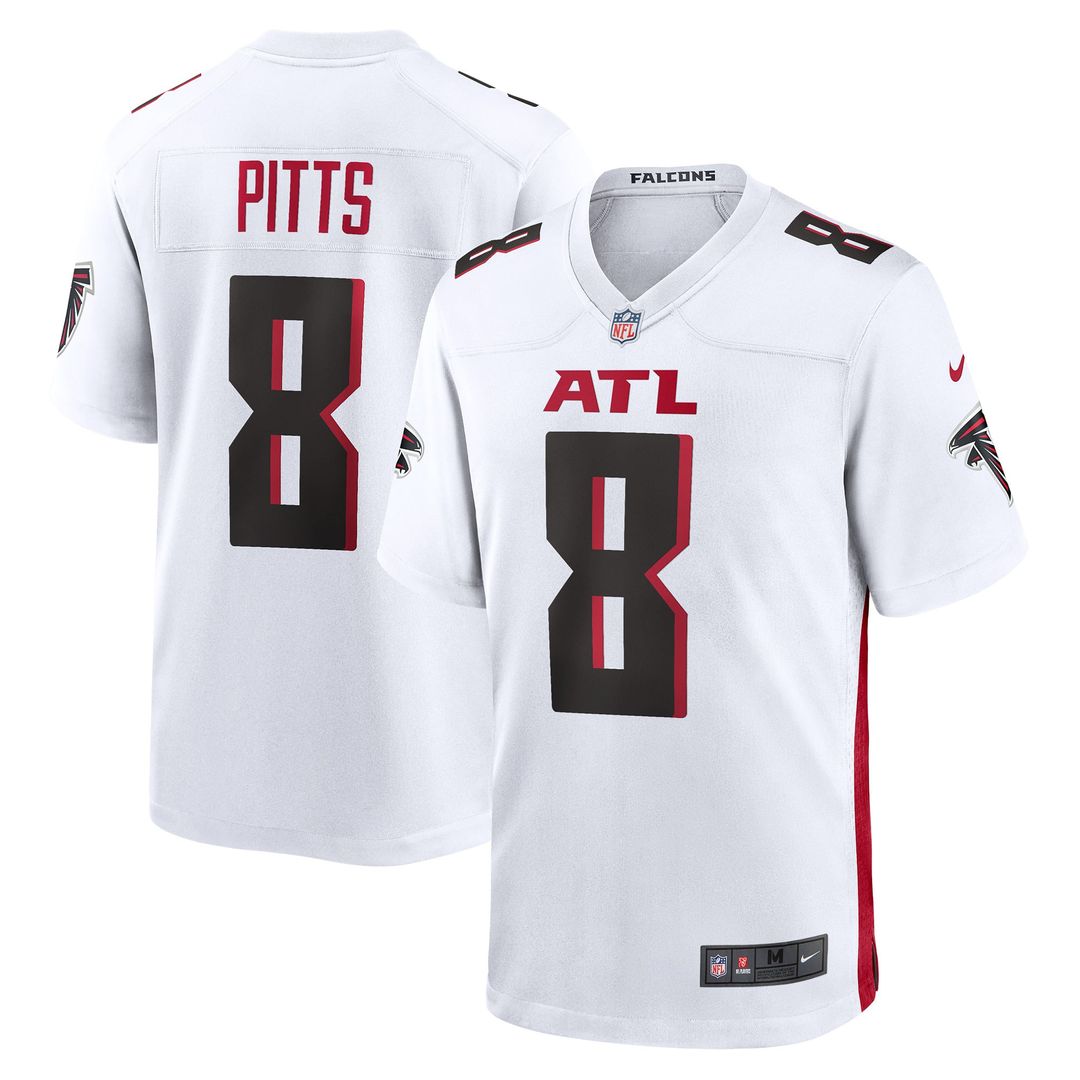 Atlanta Falcons Kyle Pitts Sr. Black Team Game Jersey