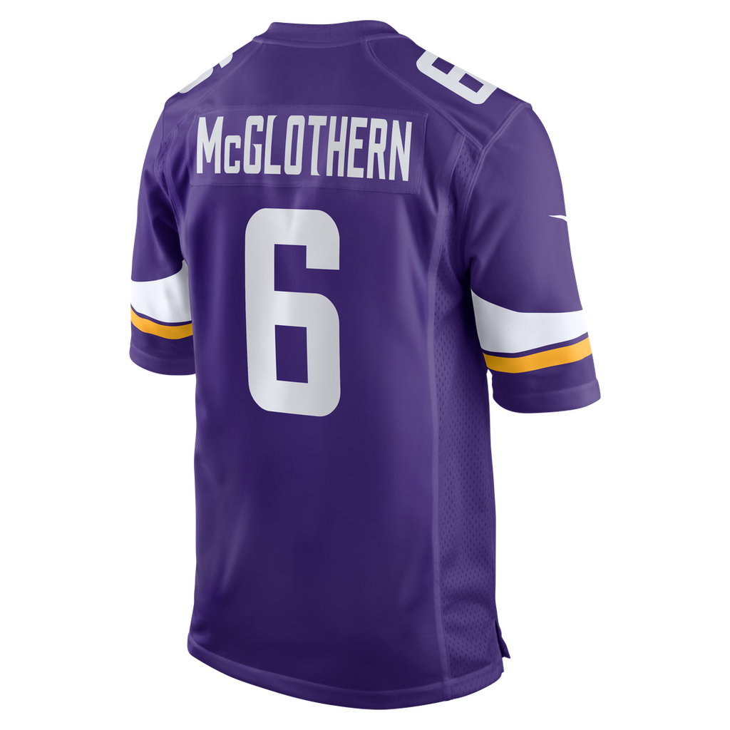 Minnesota Vikings Dwight McGlothern Purple Team Game Jersey