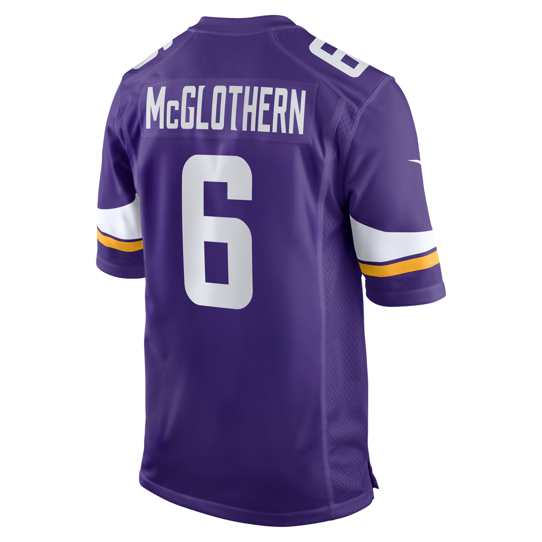 Minnesota Vikings Dwight McGlothern Purple Team Game Jersey