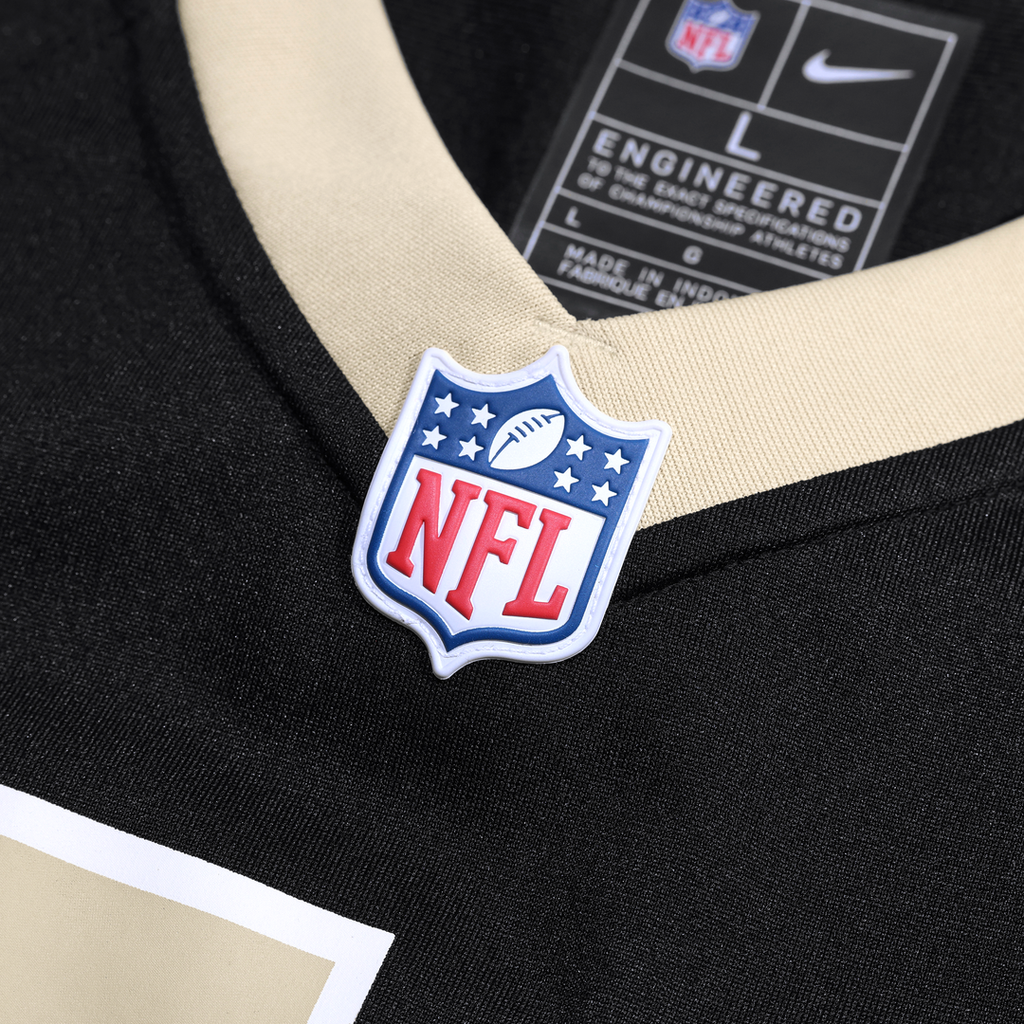New Orleans Saints Justin Reid Black Team Game Jersey