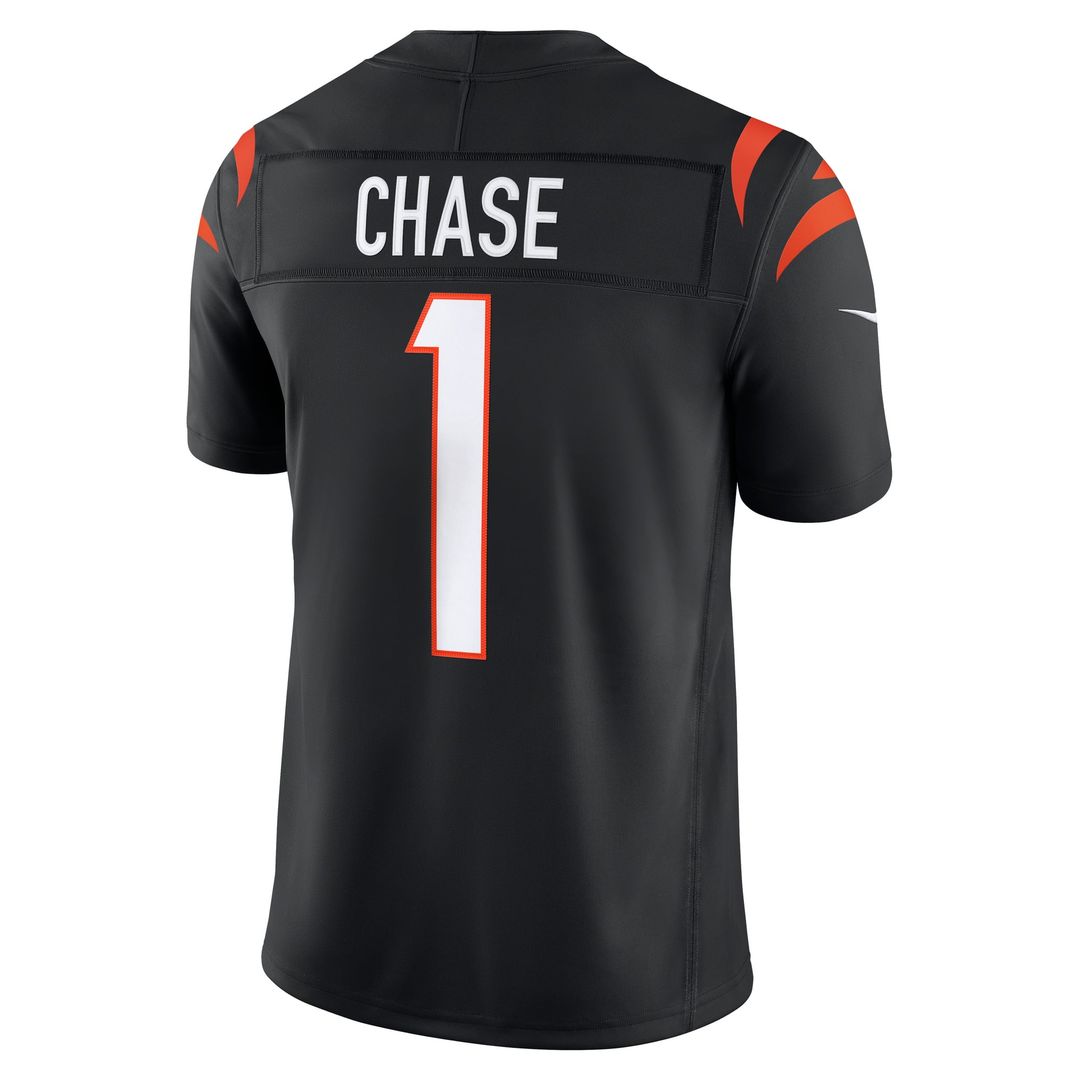 Cincinnati Bengals Ja'Marr Chase White Vapor F.U.S.E. Stitched Limited Jersey