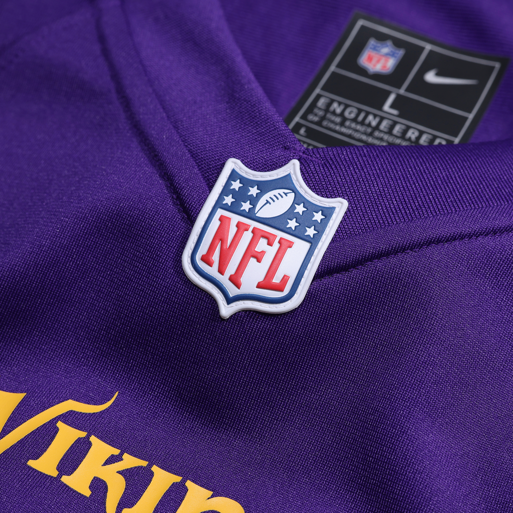 Minnesota Vikings Will Fries Purple Team Game Jersey