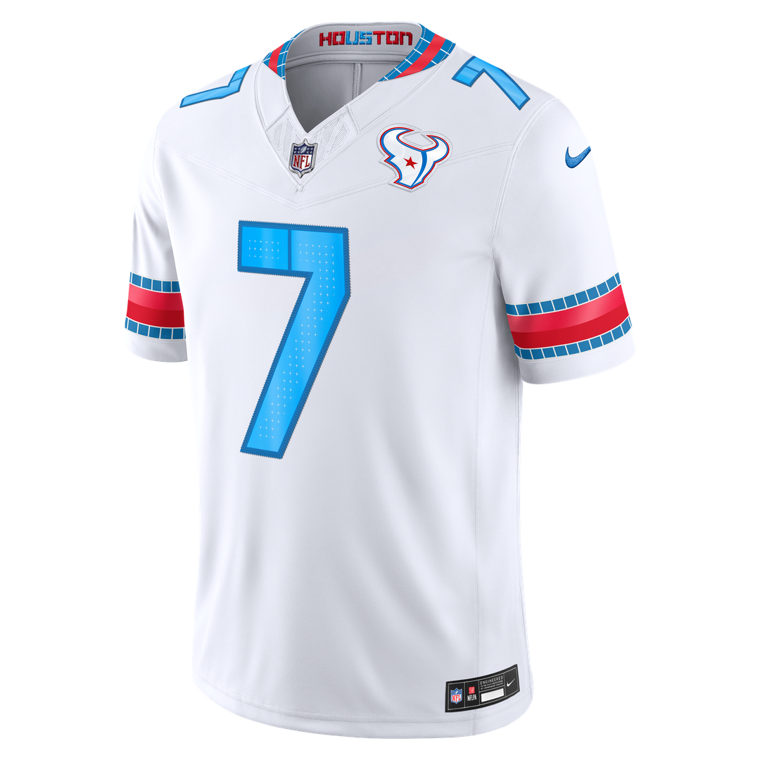 Houston Texans C.J. Stroud White 2026 Rivalries Collection Stitched Limited Jersey