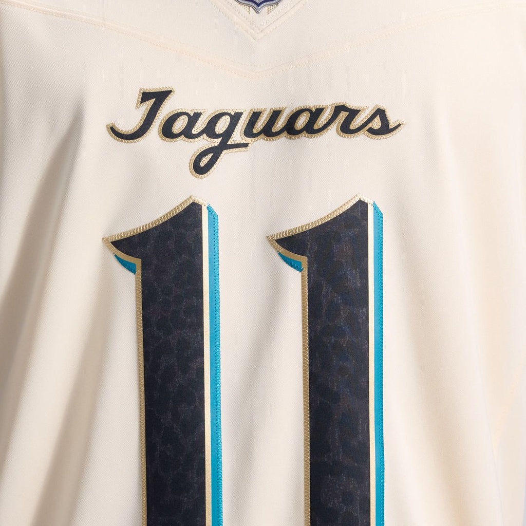 Jacksonville Jaguars Parker Washington Natural 2026 Rivalries Collection Stitched Limited Jersey