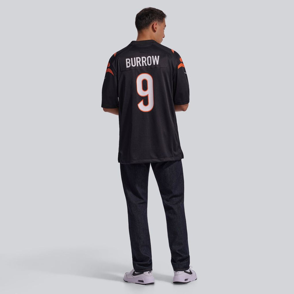 Cincinnati Bengals Joe Burrow Orange Alternate Game Jersey