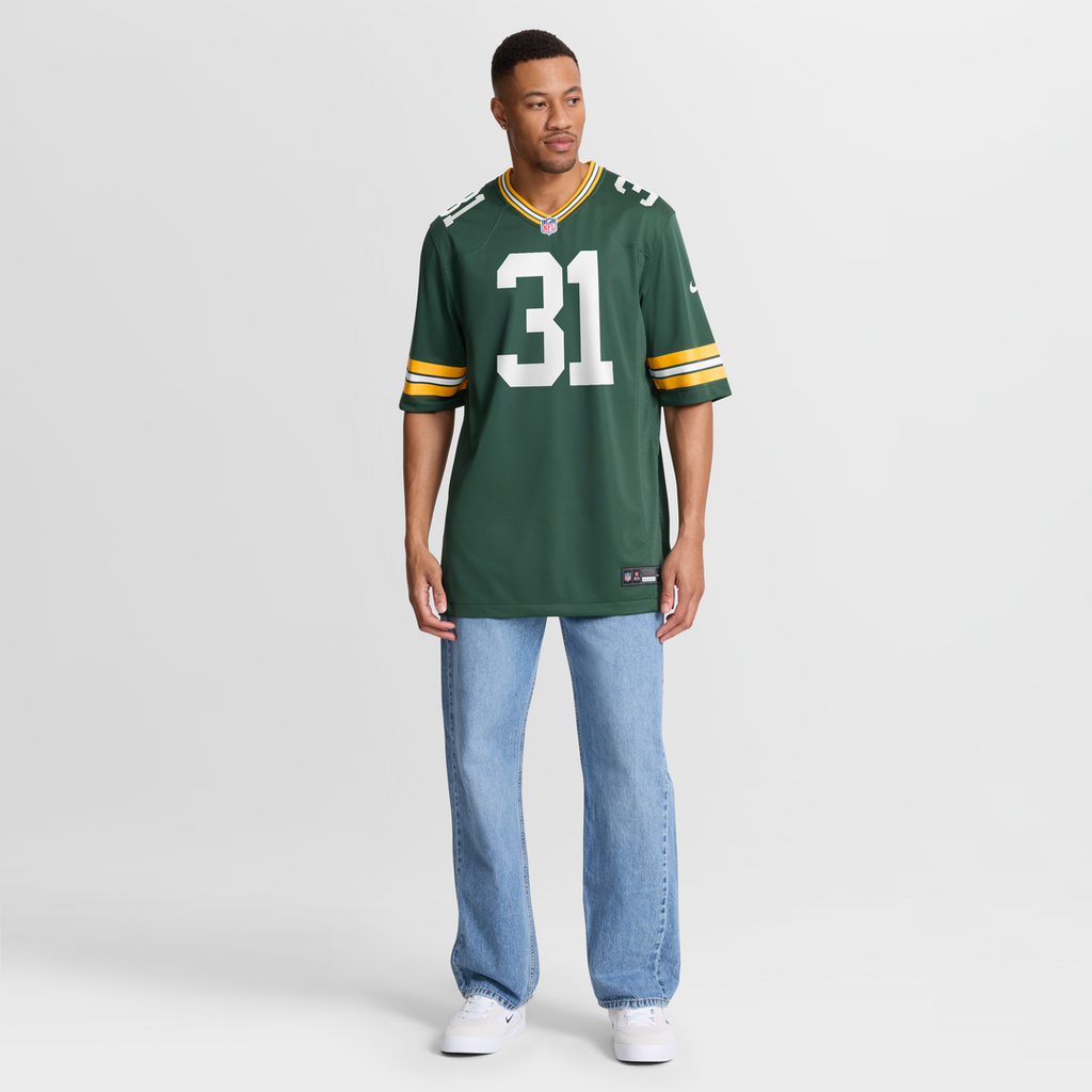 Green Bay Packers Nick Niemann Green Team Game Jersey