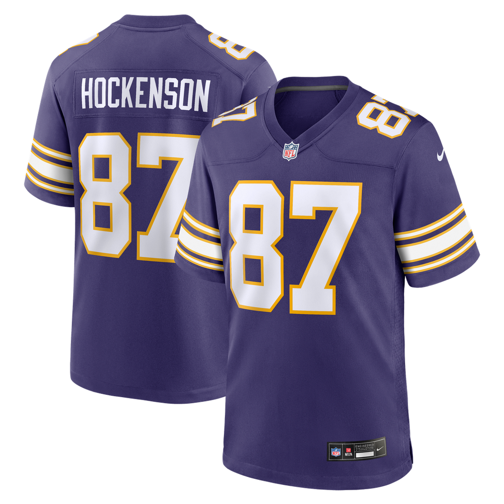 Minnesota Vikings T.J. Hockenson Purple Classic Player Game Jersey