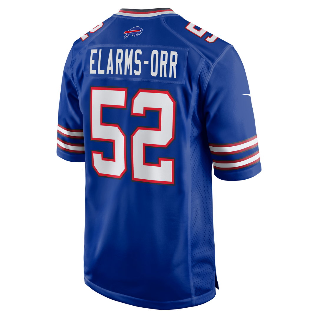 Buffalo Bills Kaleb Elarms-Orr Royal Team Game Jersey