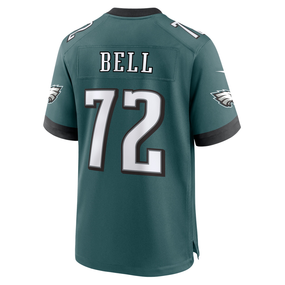 Philadelphia Eagles Markel Bell Midnight Green Team Game Jersey