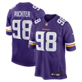 Minnesota Vikings Bo Richter Purple Team Game Jersey