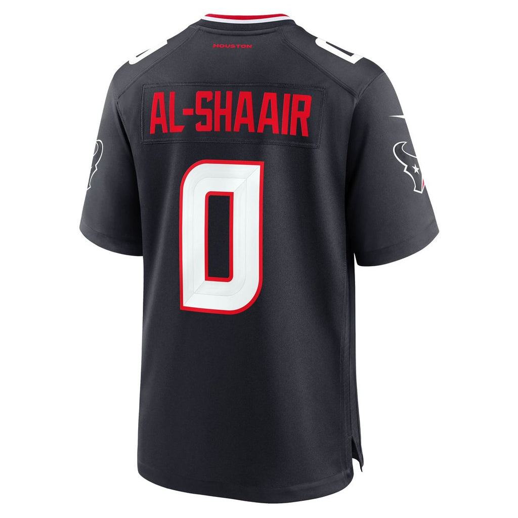 Houston Texans Azeez Al-Shaair Red Alternate Game Jersey