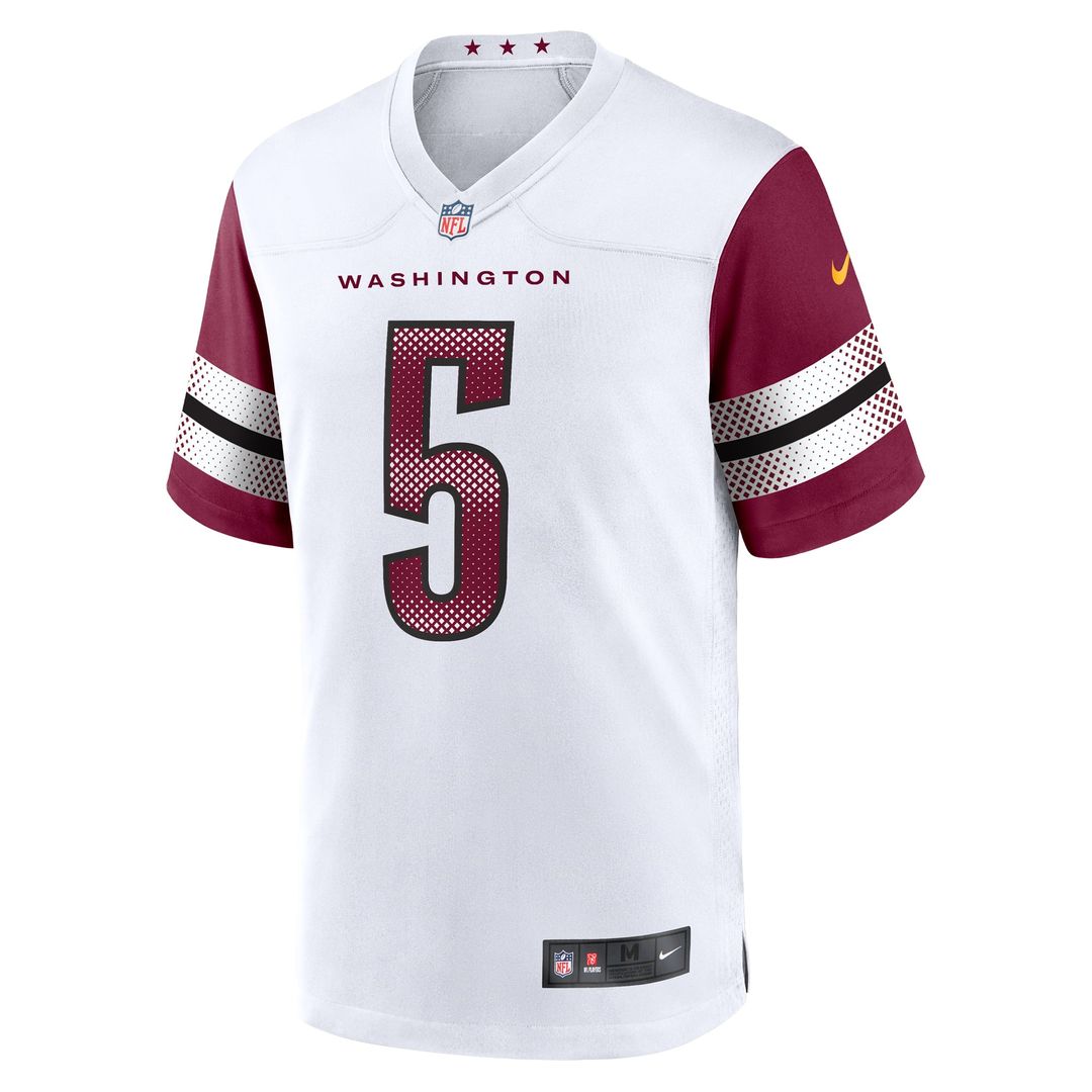 Washington Commanders Jayden Daniels Black Alternate Game Player Jersey