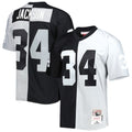 Las Vegas Raiders Bo Jackson Mitchell & Ness Black/Silver 1988 Split Legacy Replica Jersey