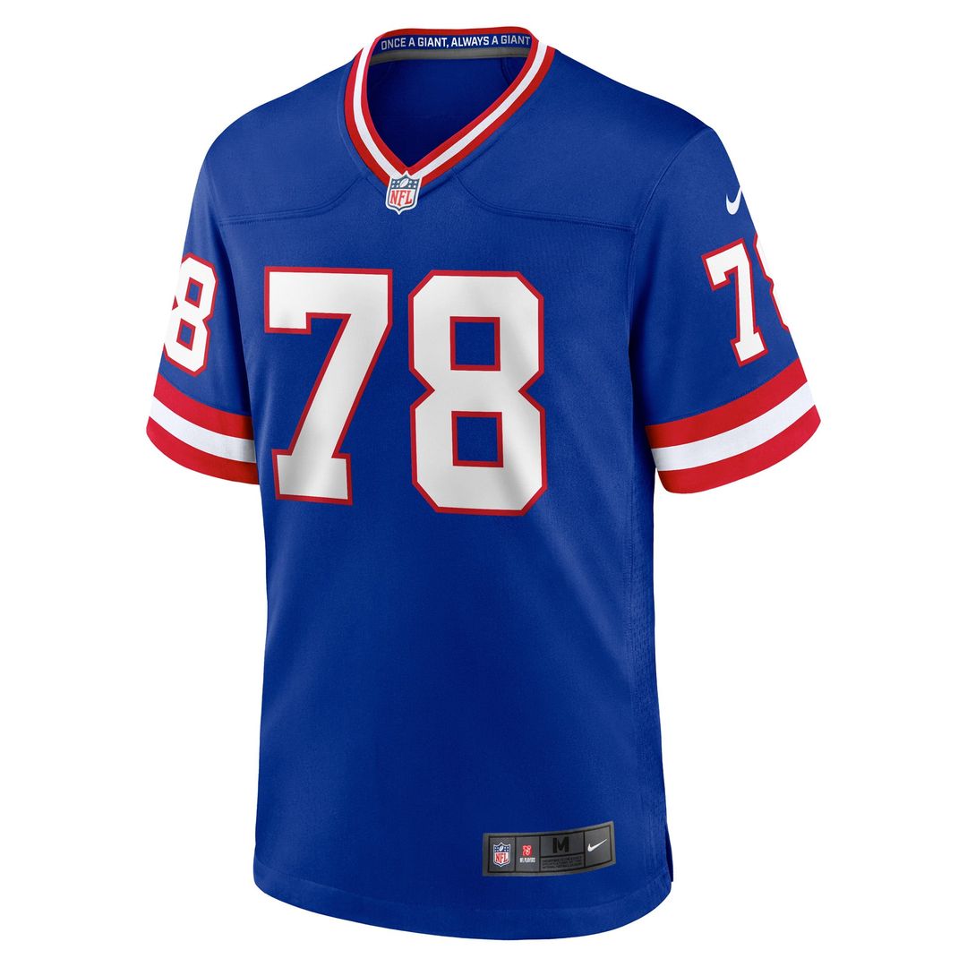 New York Giants Andrew Thomas Royal Alternate Game Jersey