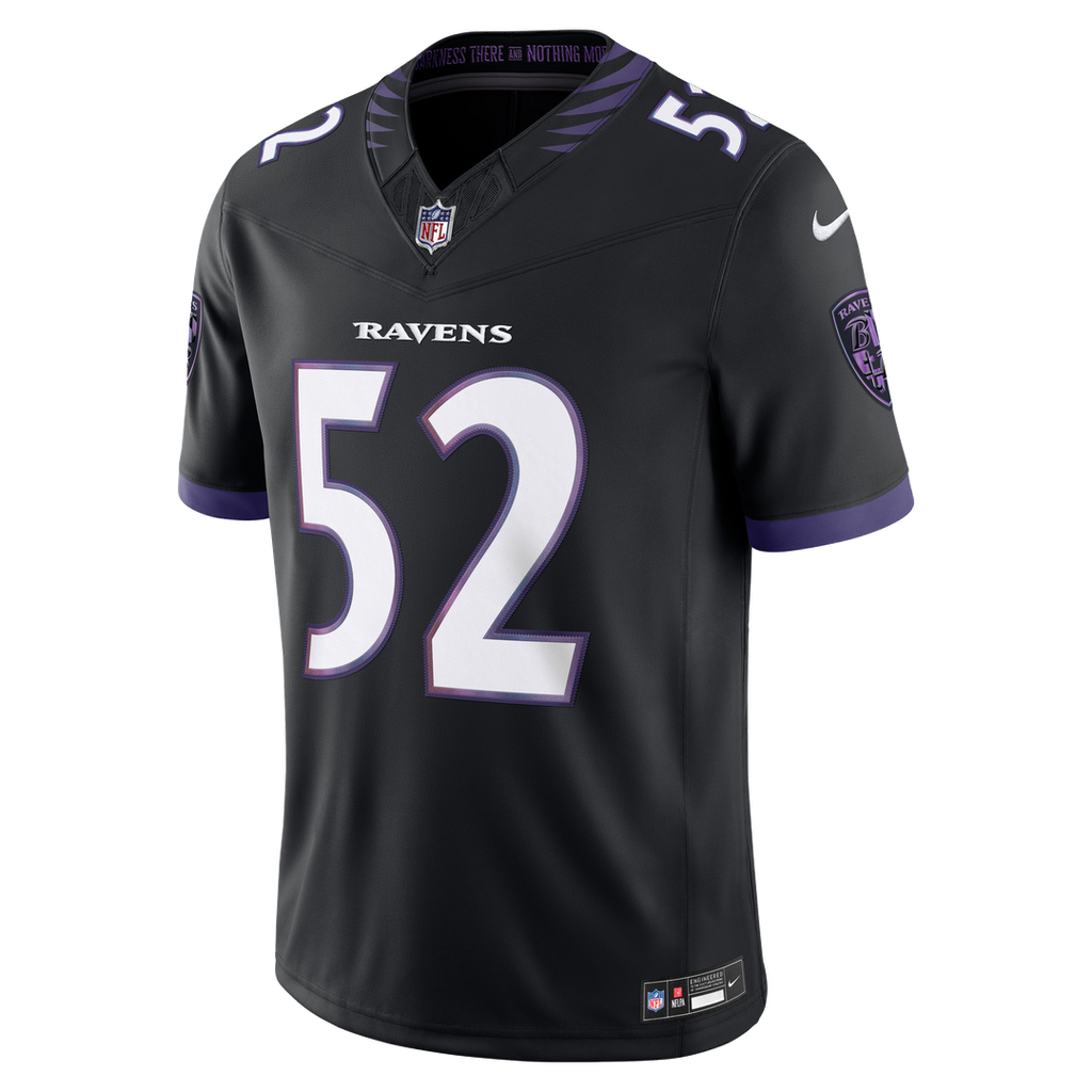 Baltimore Ravens Ray Lewis Purple Vapor F.U.S.E. Stitched Retired Limited Jersey