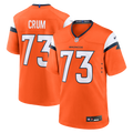 Denver Broncos Frank Crum Orange Team Game Jersey