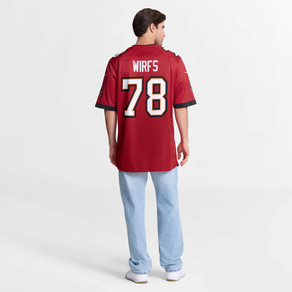 Tampa Bay Buccaneers Tristan Wirfs Orange Alternate Game Jersey