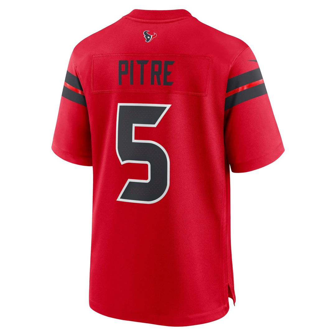 Houston Texans Jalen Pitre Navy Game Jersey