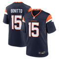 Denver Broncos Nik Bonitto Navy Alternate Game Jersey