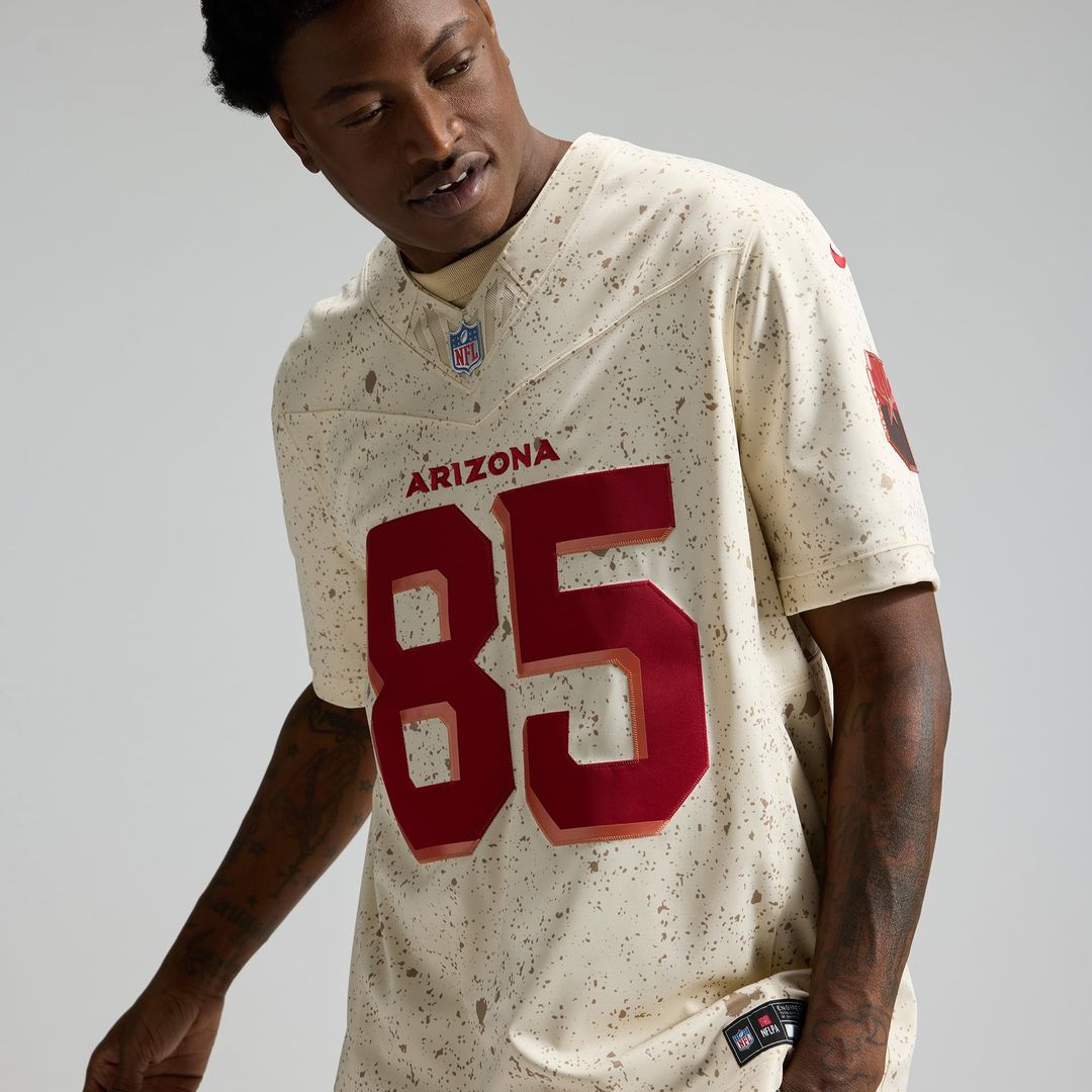 Arizona Cardinals Trey McBride Natural Rivalries Collection Stitched Limited Jersey
