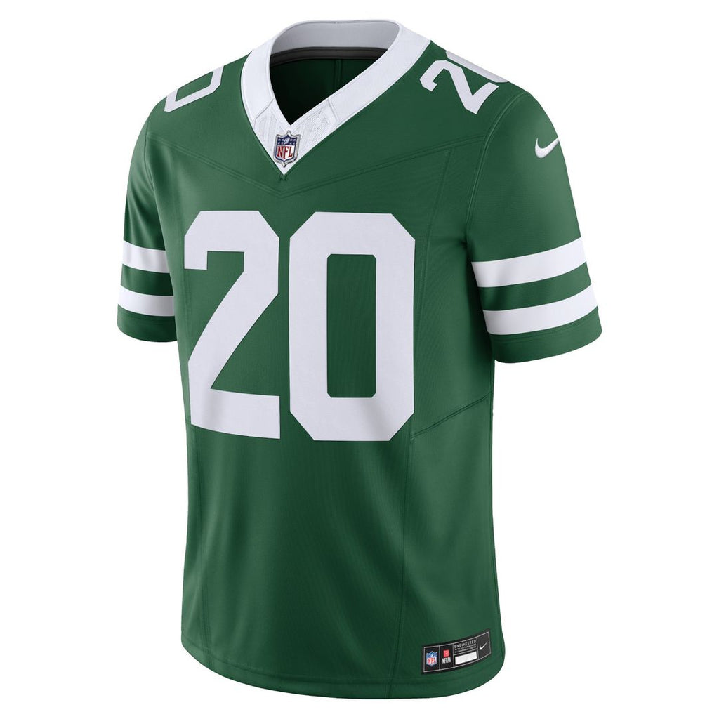 New York Jets Breece Hall Legacy White Vapor F.U.S.E. Limited Jersey