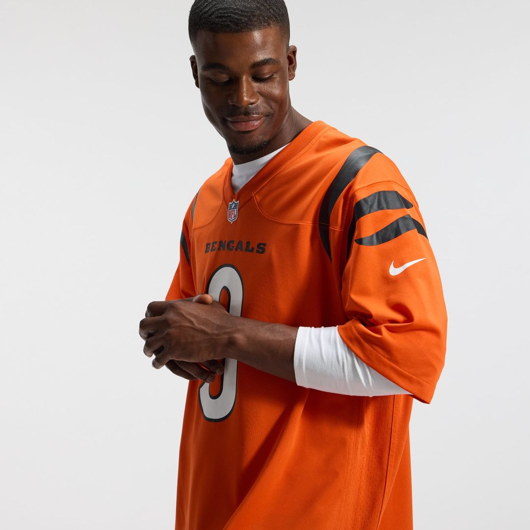 Cincinnati Bengals Joe Burrow White Game Jersey