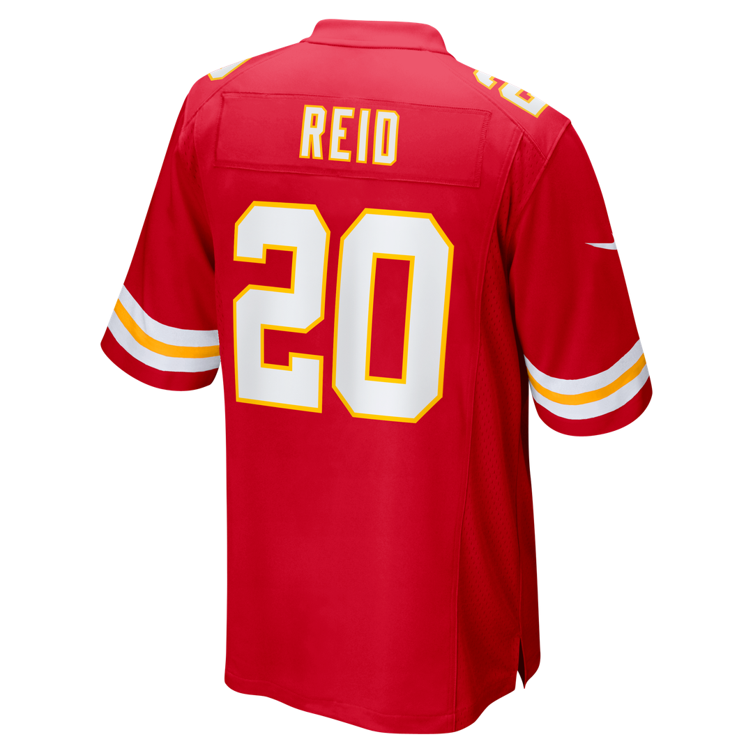 Kansas City Chiefs Justin Reid Red Game Jersey
