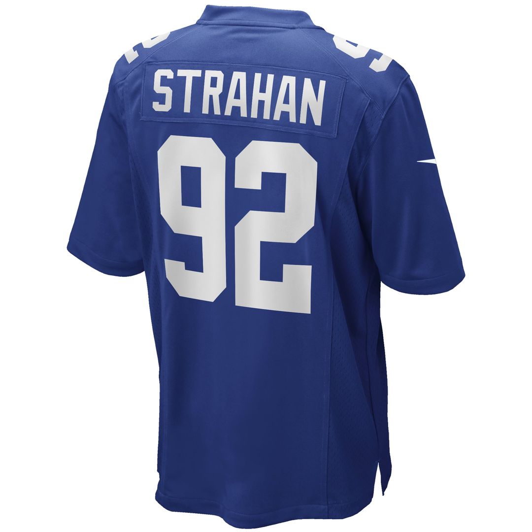 New York Giants Michael Strahan Royal Game Retired Player Jersey