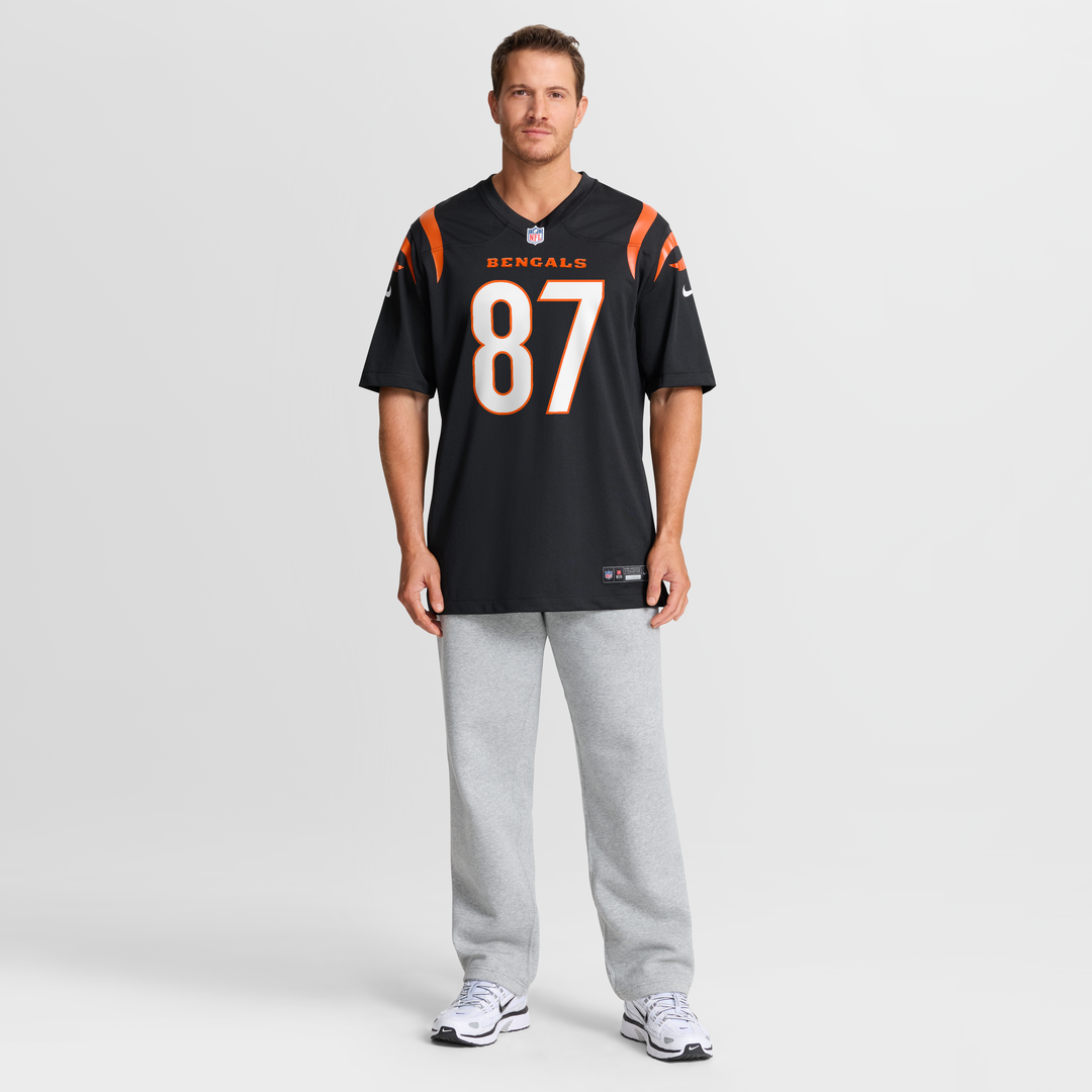 Cincinnati Bengals Tanner Hudson Black Home Game Player Jersey