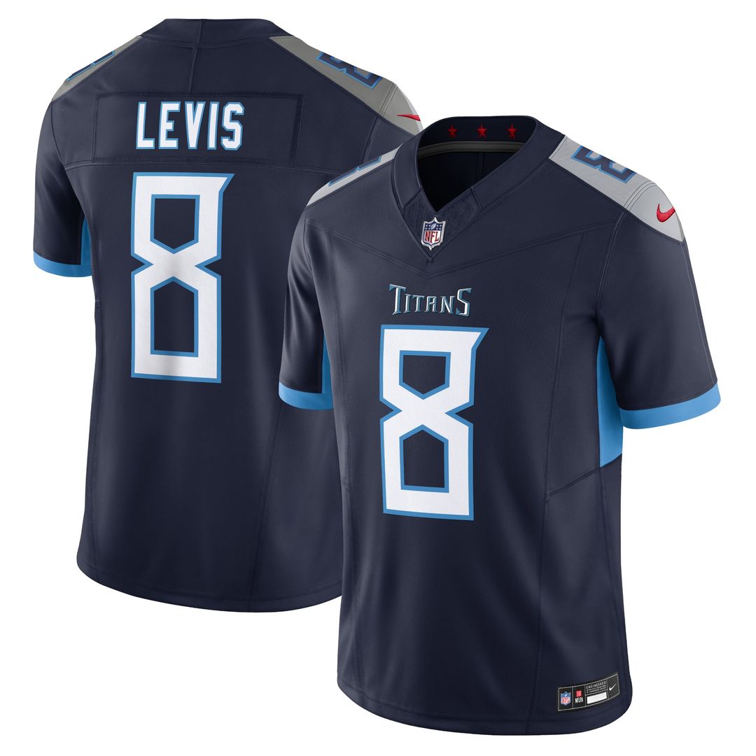 Tennessee Titans Will Levis Light Blue Alternate Oilers Throwback Vapor F.U.S.E. Limited Jersey