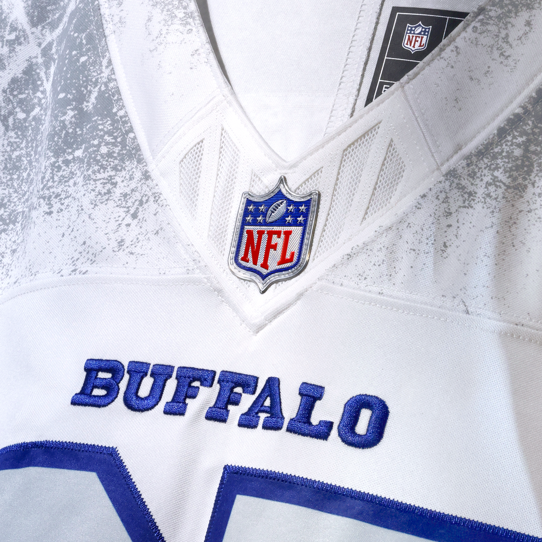 Buffalo Bills Josh Allen White Rivalries Collection Stitched Limited Jersey