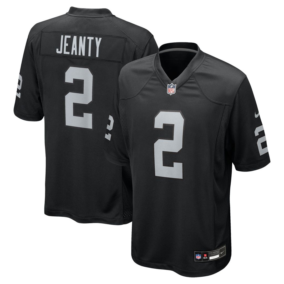 Las Vegas Raiders Ashton Jeanty White Game Jersey