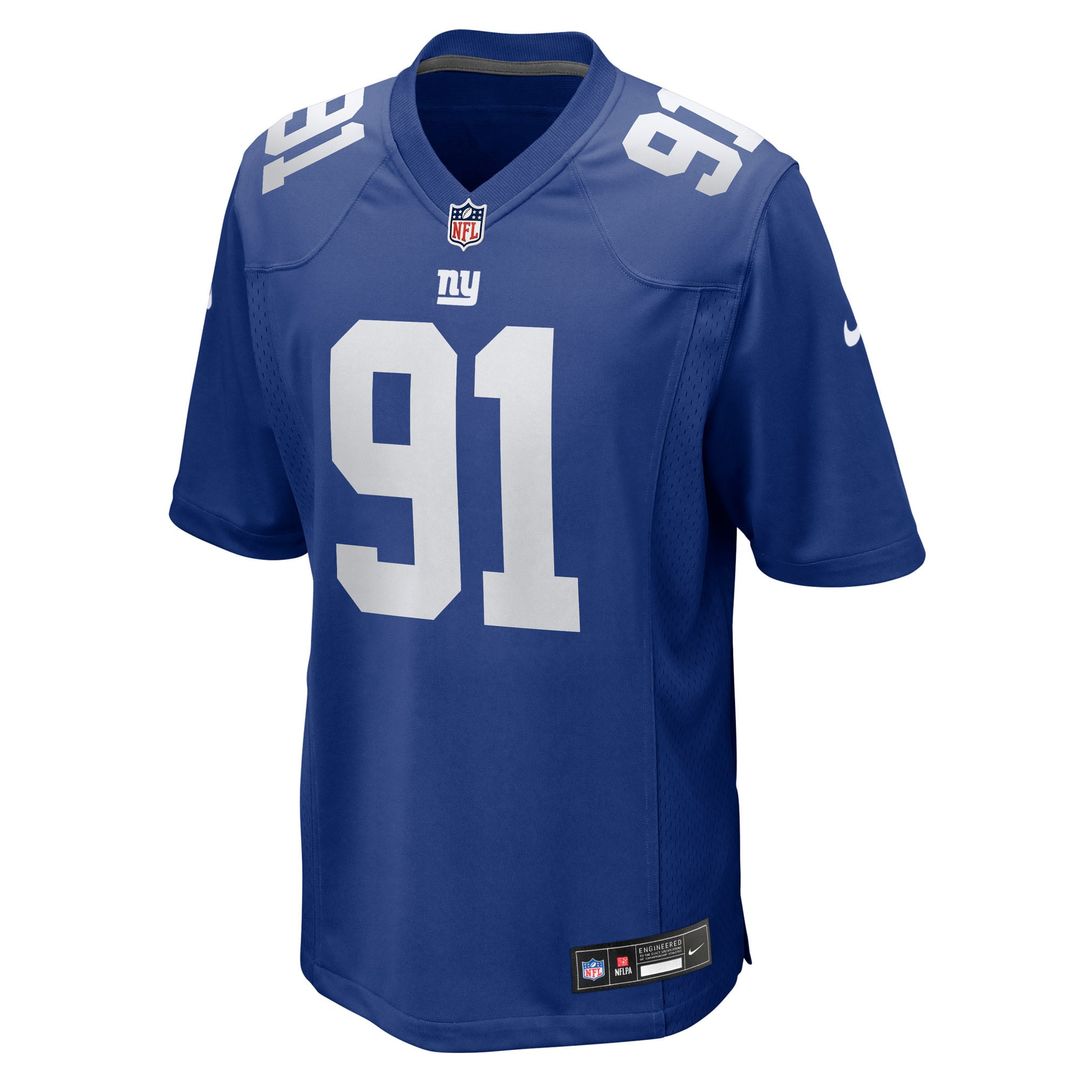 New York Giants Darius Alexander Royal Team Game Jersey