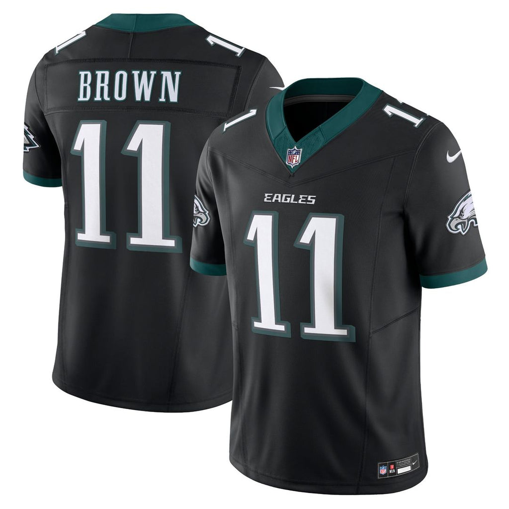 Philadelphia Eagles A.J. Brown Black Alternate Vapor F.U.S.E. Limited Jersey