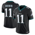 Philadelphia Eagles A.J. Brown Black Alternate Vapor F.U.S.E. Limited Jersey