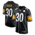 Pittsburgh Steelers Jaylen Warren Black Game Player Jersey