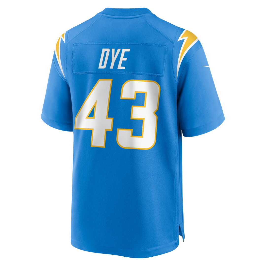 Los Angeles Chargers Troy Dye Powder Blue Game Jersey