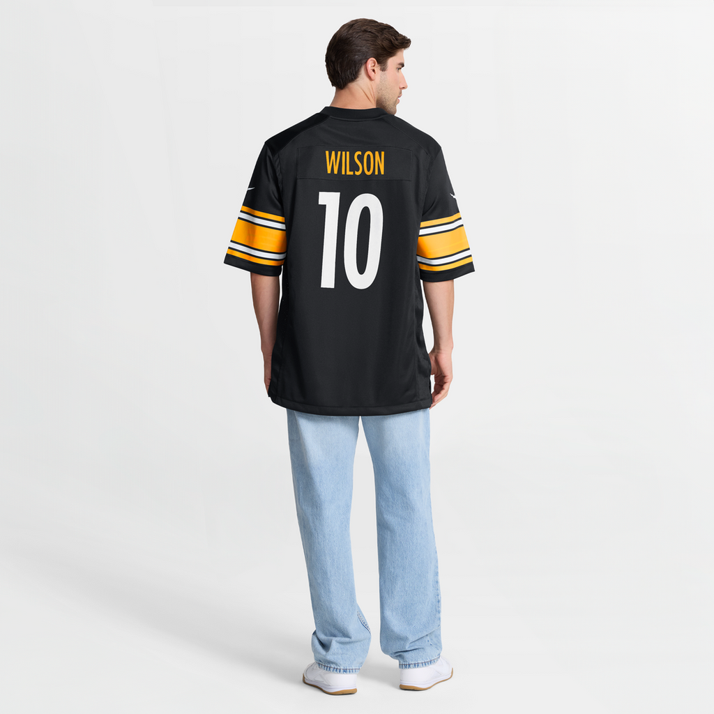 Pittsburgh Steelers Roman Wilson Black Game Player Jersey