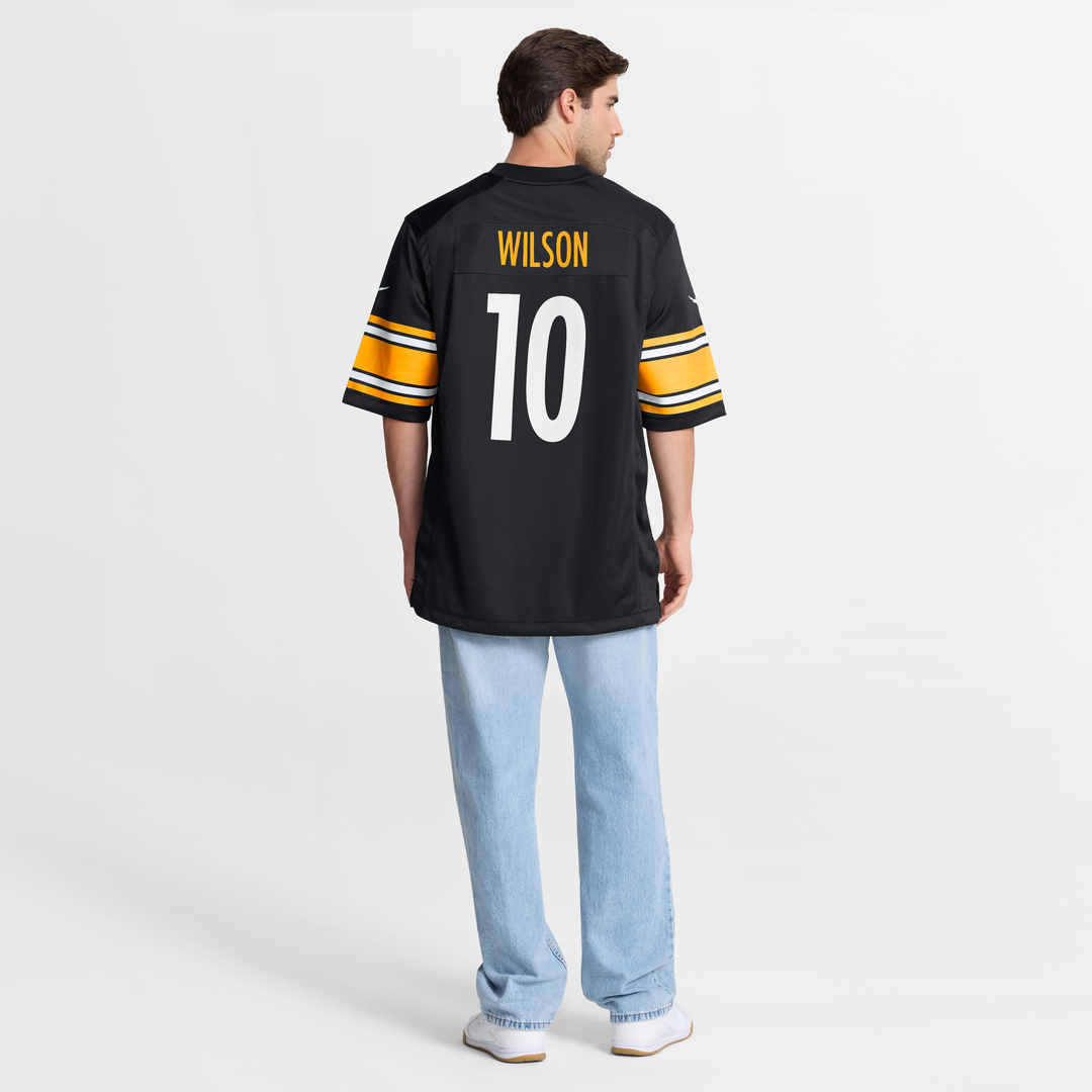 Pittsburgh Steelers Roman Wilson Black Game Player Jersey