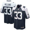 Dallas Cowboys Javonte Williams Navy Alternate Game Jersey