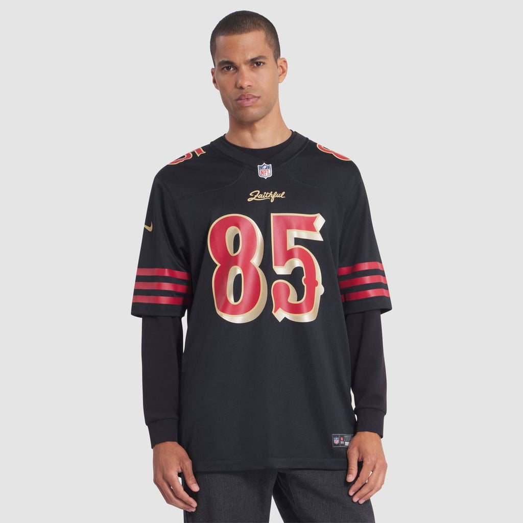 San Francisco 49ers George Kittle Black Rivalries Collection Game Jersey