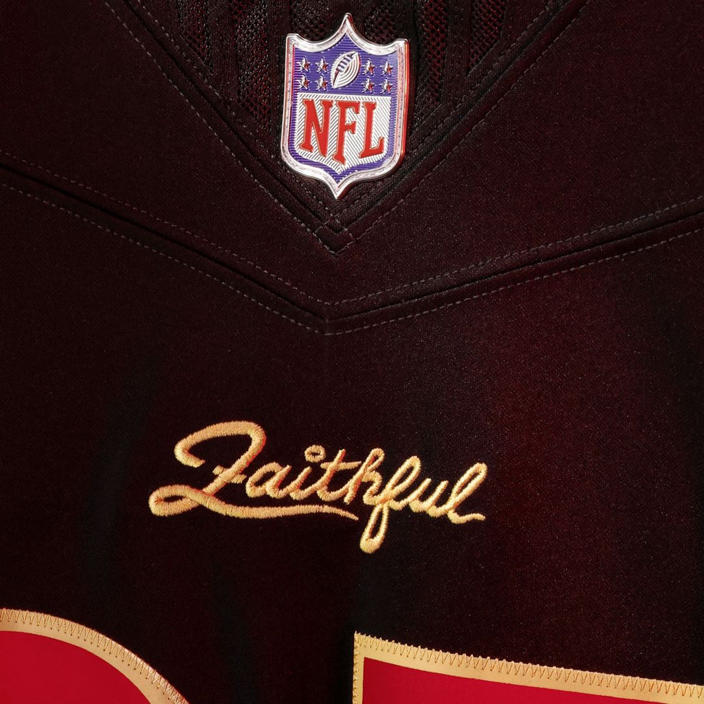 San Francisco 49ers Fred Warner Black Rivalries Collection Stitched Limited Jersey