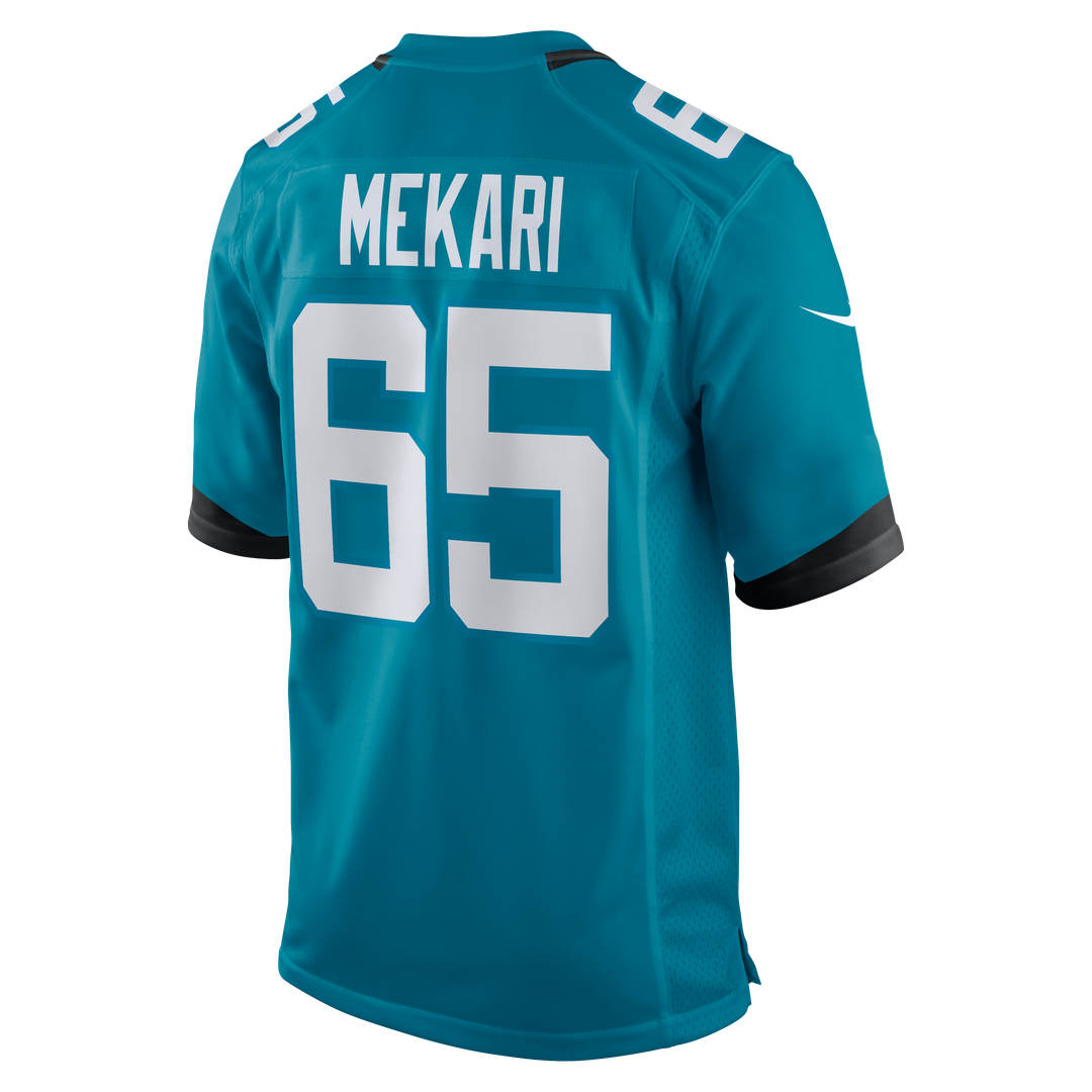 Jacksonville Jaguars Patrick Mekari Teal Team Game Jersey