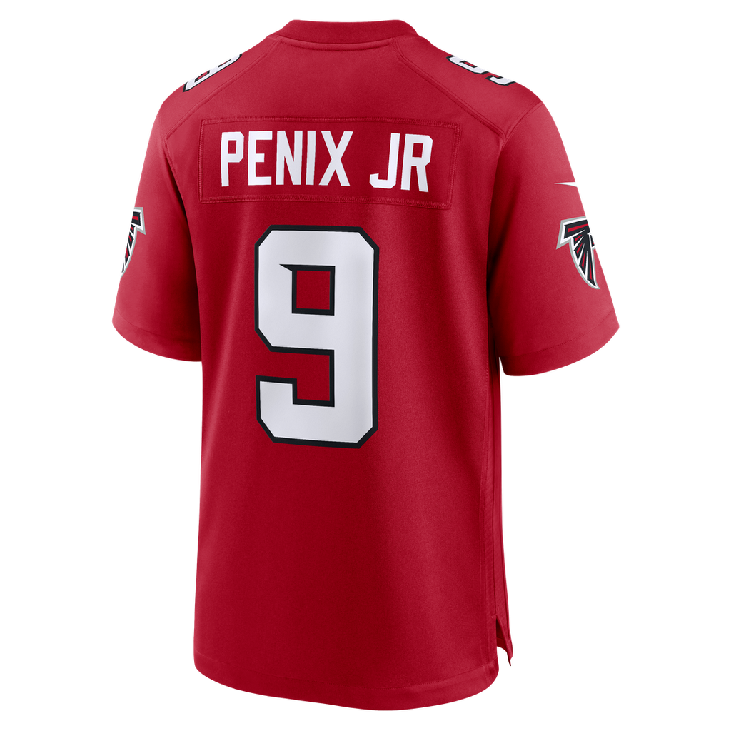 Atlanta Falcons Michael Penix Jr. Red Game Jersey