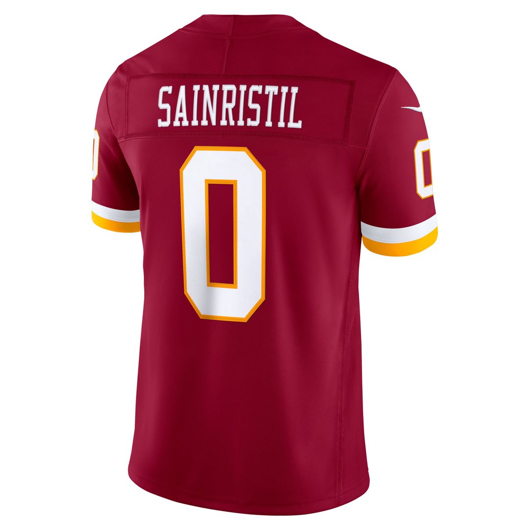 Washington Commanders Mike Sainristil White Vapor F.U.S.E. Stitched Limited Jersey